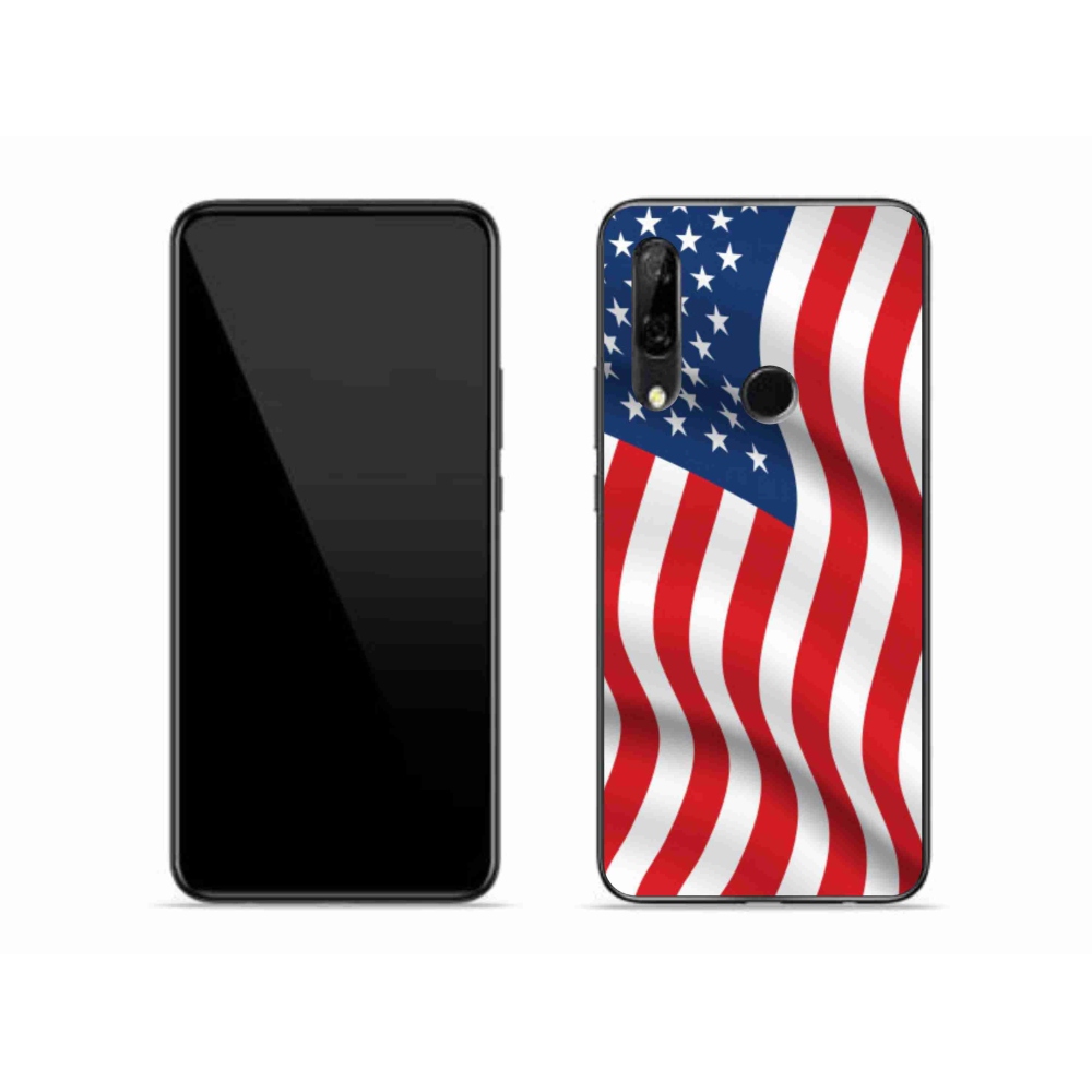 Gélový kryt mmCase na mobil Honor 9X - USA vlajka