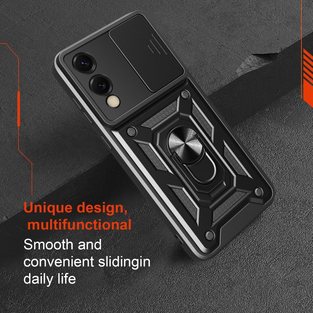 Slide odolný kryt na Samsung Galaxy S25 Edge - čierny