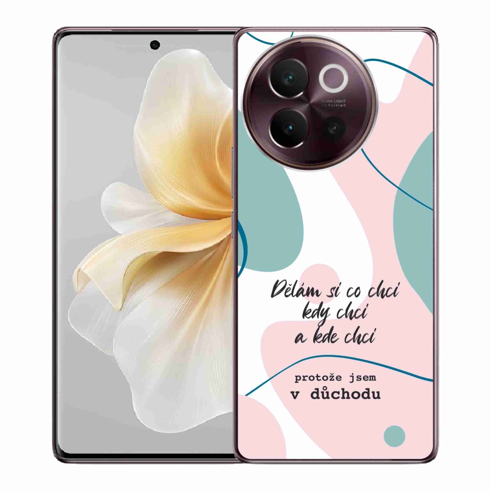 Gélový kryt mmCase na Vivo V40 Lite 5G - vtipný text 10 biele pozadie
