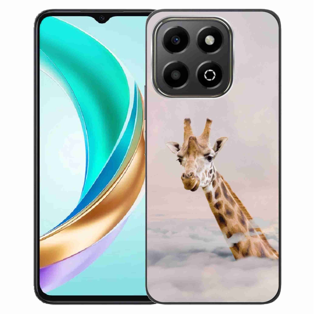 Gélový kryt mmCase na Honor X6b - žirafa v oblakoch