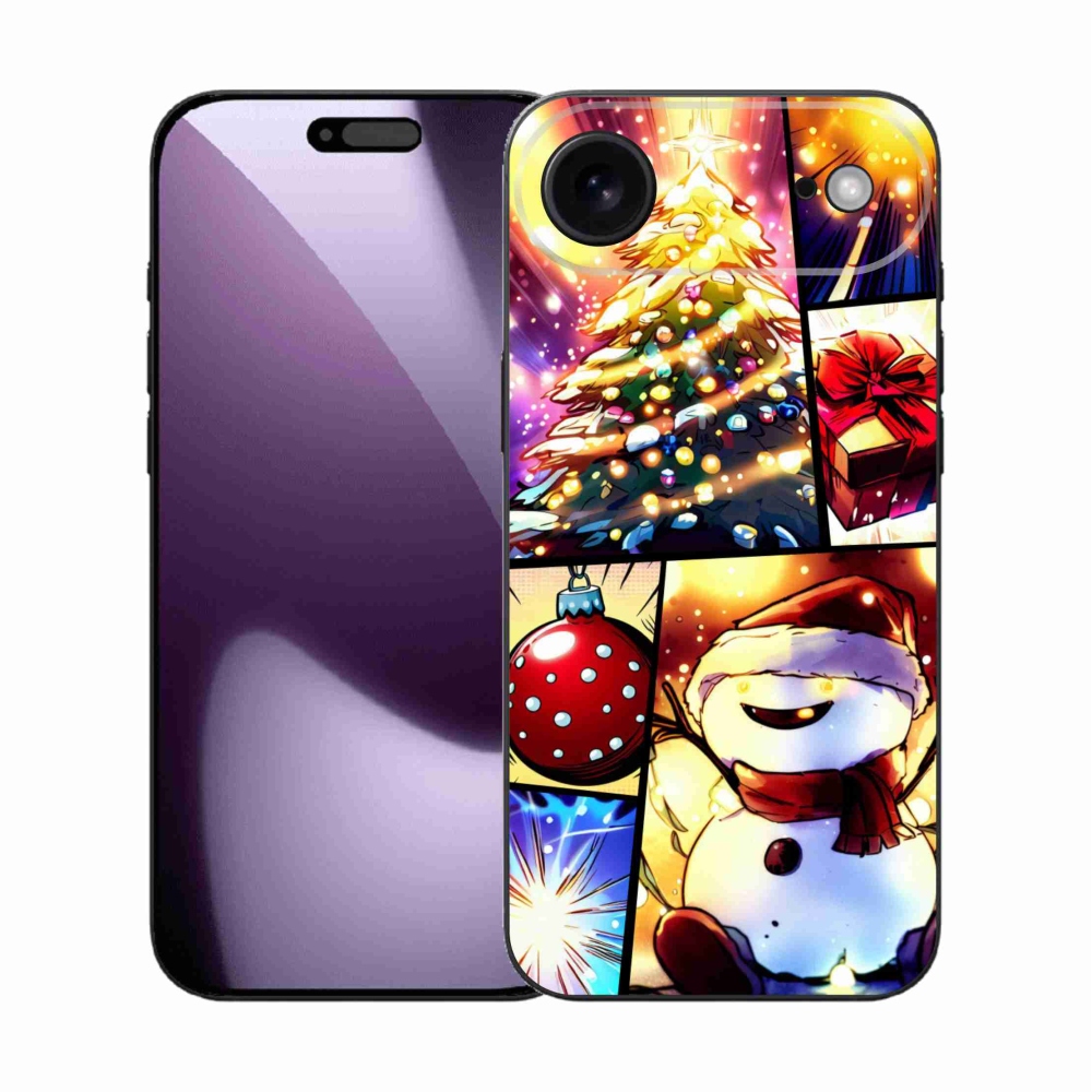 Gélový kryt mmCase na iPhone 17 Air - vianočné motívy 1