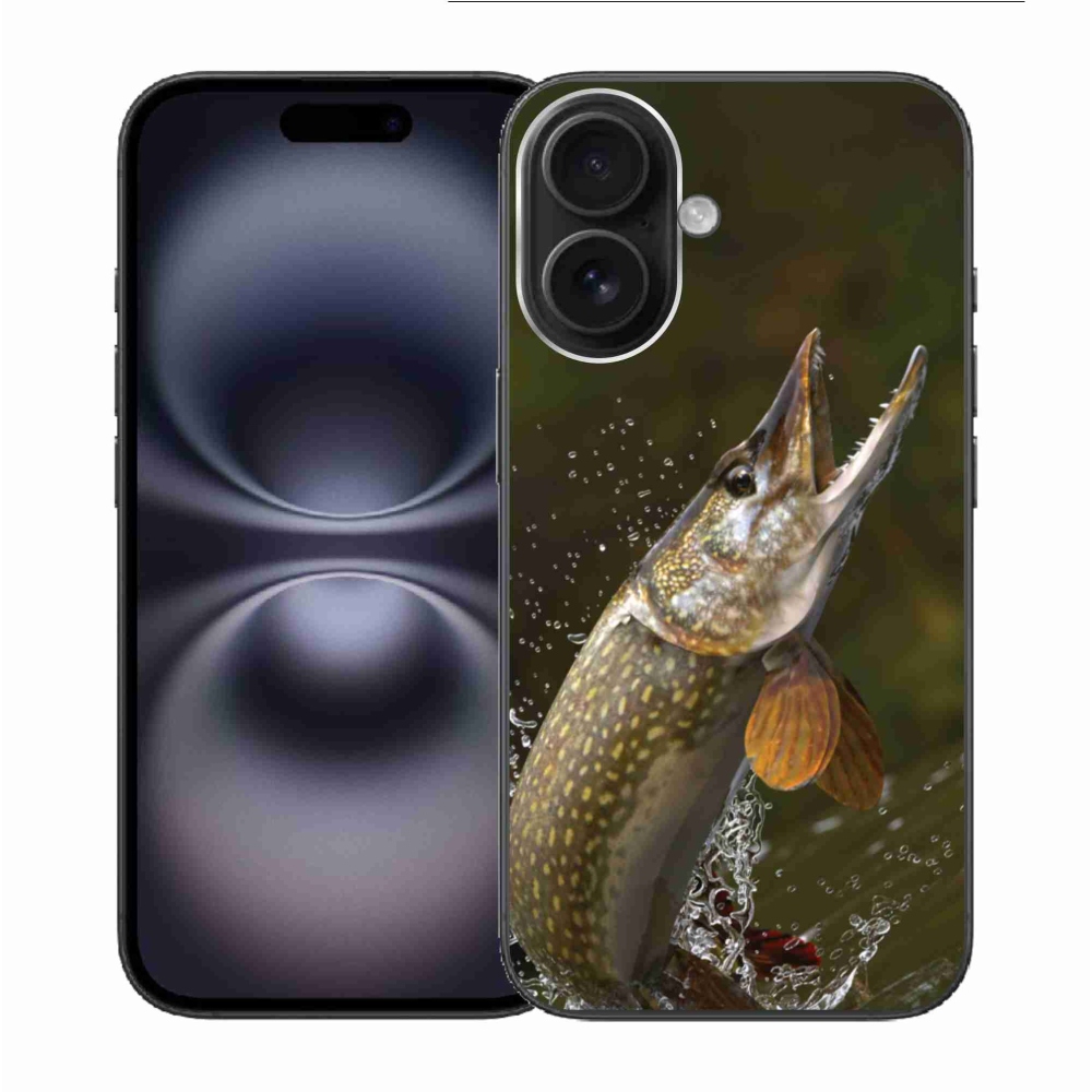 Gélový obal mmCase na iPhone 16 - šťuka