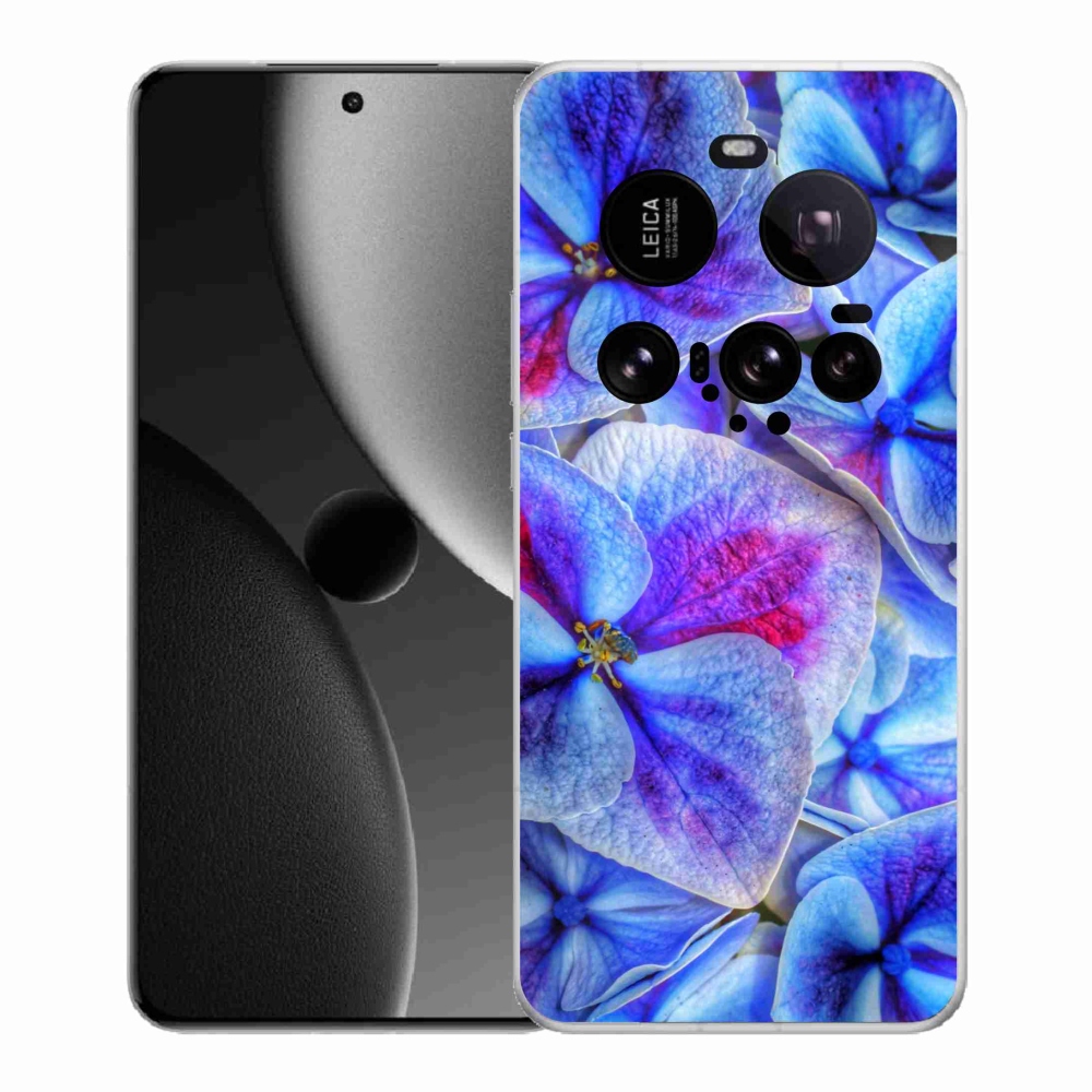 Gélový kryt mmCase na Xiaomi 15 Ultra - modré kvety 1