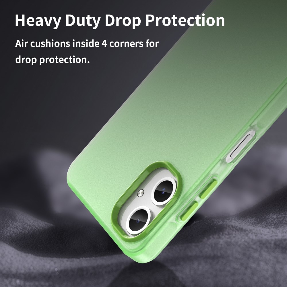 Candys matný gélový obal na Samsung Galaxy A06 4G - zelený