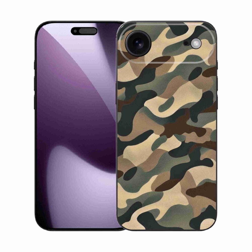 Gélový kryt mmCase na iPhone 17 Air - maskáčový vzor 11