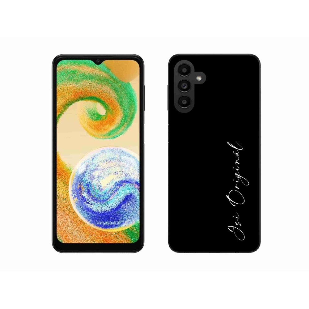 Gélový kryt mmCase na Samsung Galaxy A04s (164.7x76.7x9.1mm) - si originál čierne pozadie