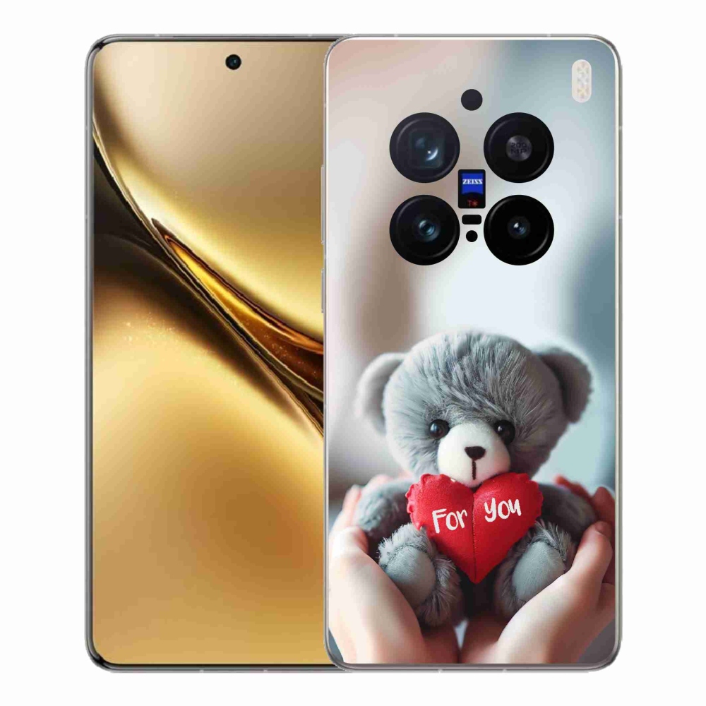 Gélový kryt mmCase na Vivo X200 Pro 5G - medvedík pre zamilovaných