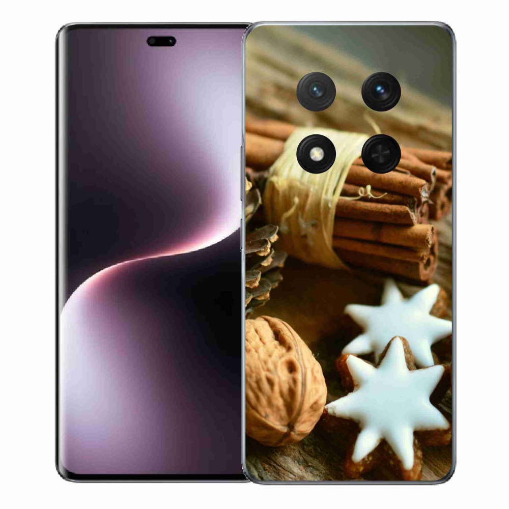 Gélový kryt mmCase na Honor Magic 7 Lite 5G - škorica a perníčky