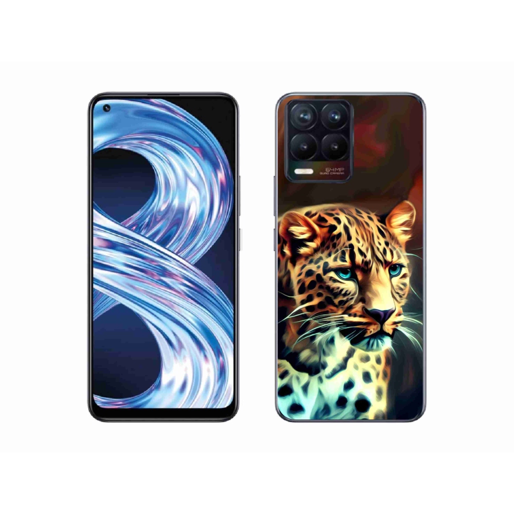 Gélový kryt mmCase na Realme 8 Pro - leopard