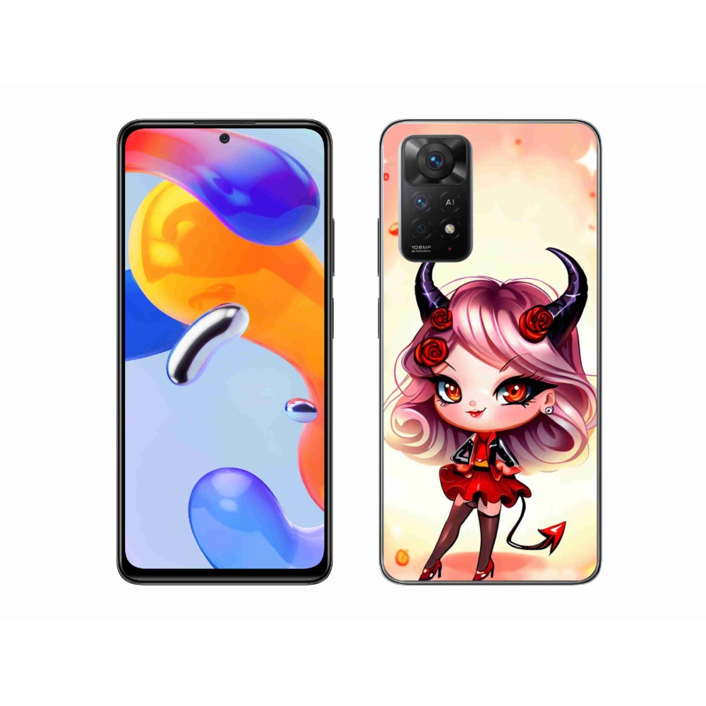 Gélový kryt mmCase na Xiaomi Redmi Note 11 Pro 4G/5G - kreslená čertica