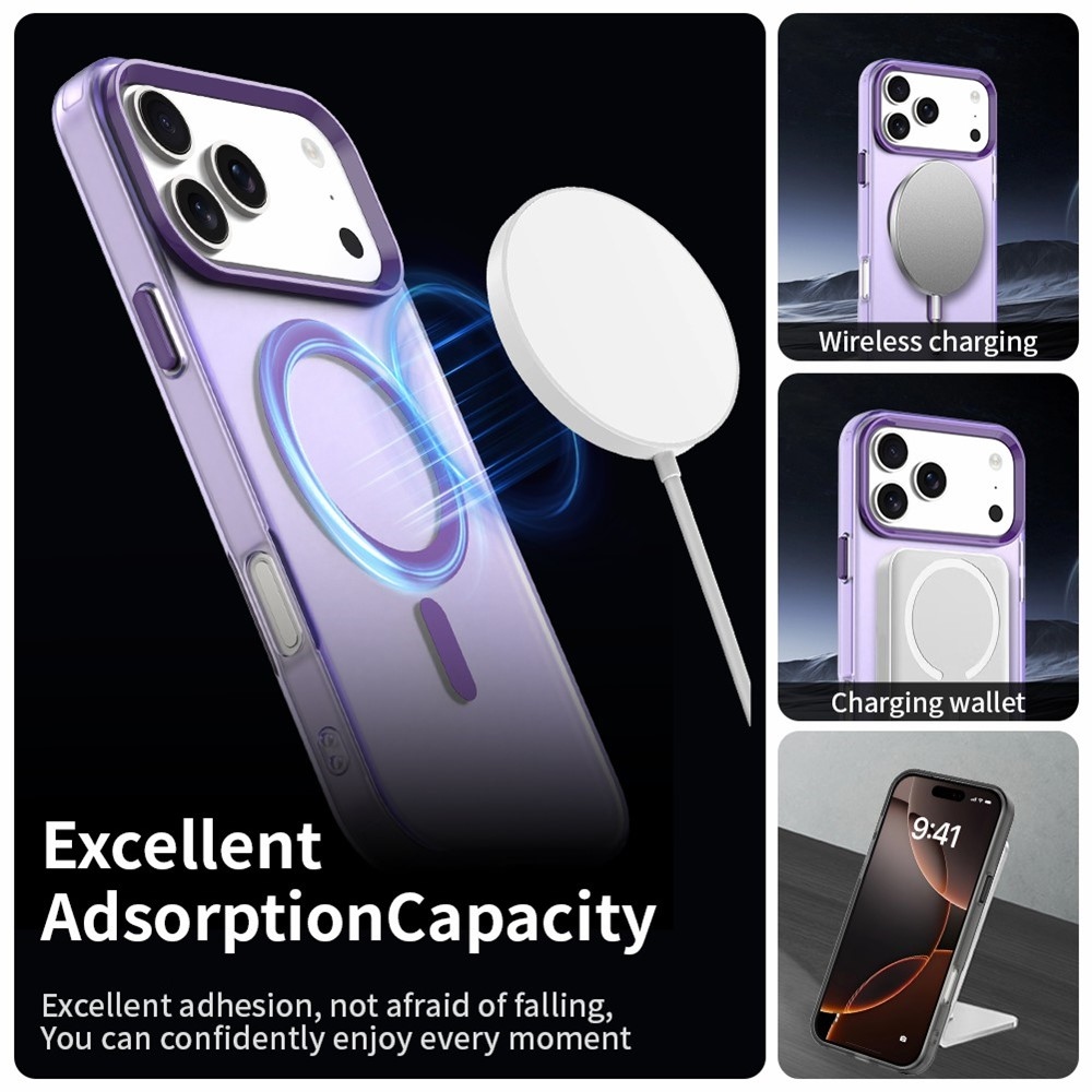 Candy gélový obal s MagSafe na iPhone 17 Pro - fialový