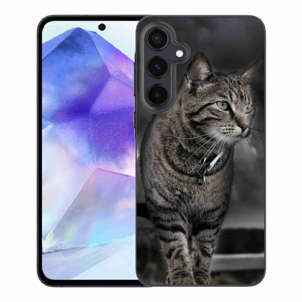 Gélový kryt mmCase na Samsung Galaxy A55 5G - mačka