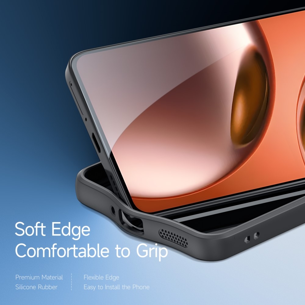 DUX Aimo gélový obal s pevným chrbtom na Realme GT 7 5G/GT 7T 5G - čierny
