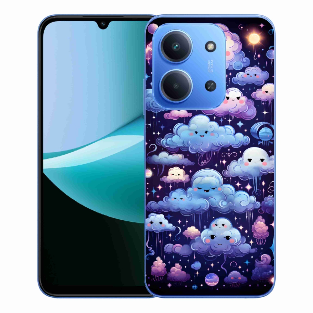 Gélový kryt mmCase na Xiaomi Redmi 15C 4G/5G (173mm) - mráčiky