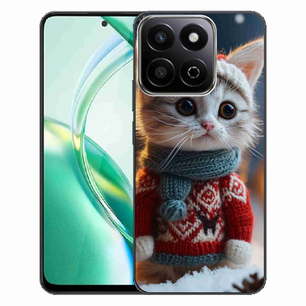 Gélový kryt mmCase na Honor 200 Smart 5G - mačiatko vo svetri