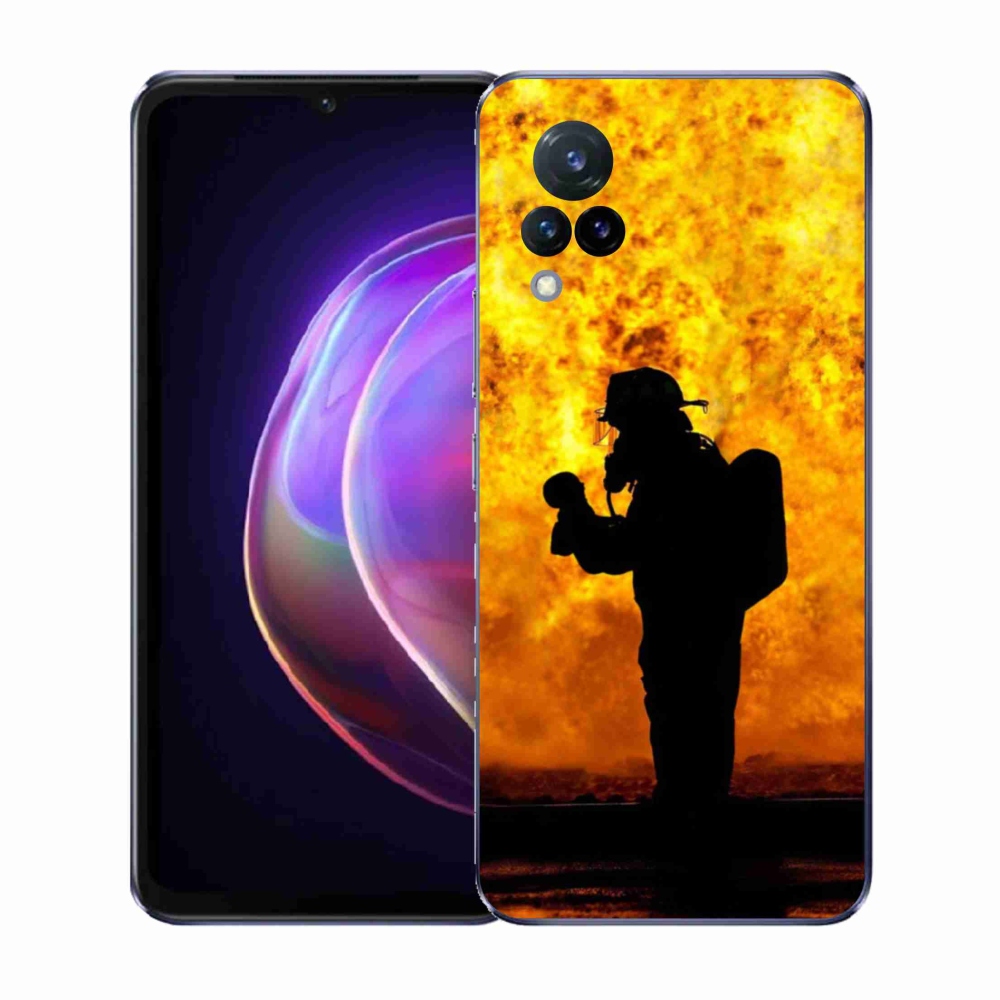 Gélový kryt mmCase na Vivo V21 4G/5G - hasič