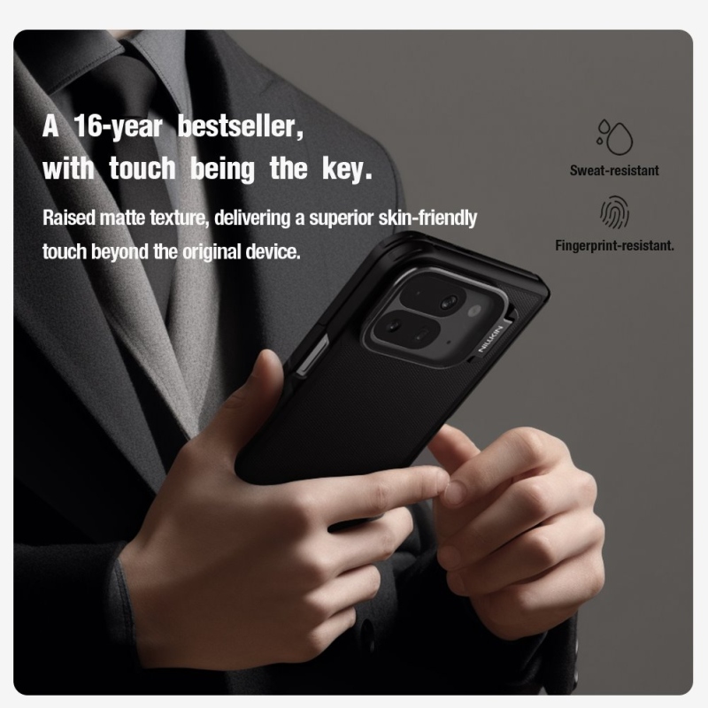 Nillkin Super matný zadný kryt pre Google Pixel 10 Pro Fold Black