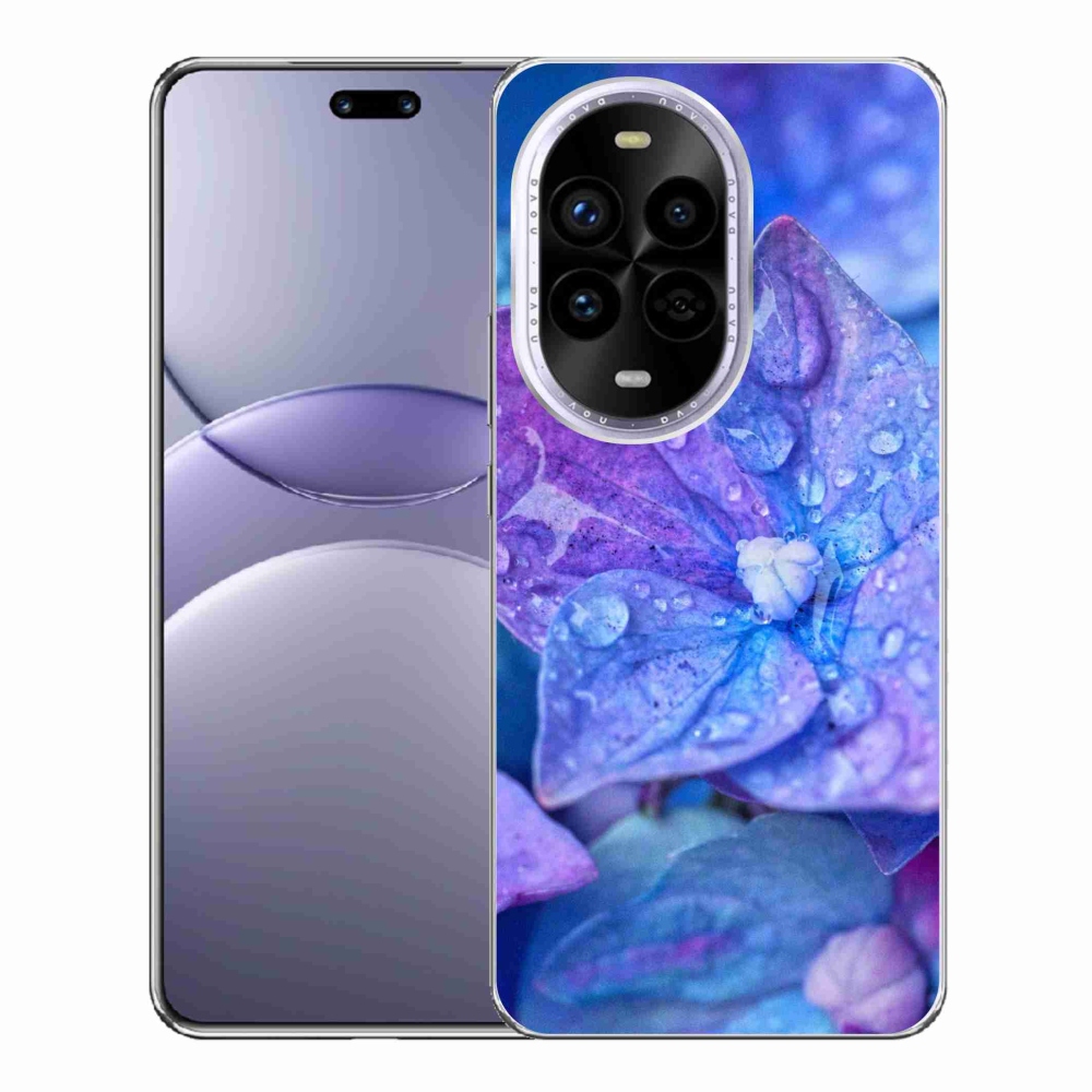 Gélový kryt mmCase na Huawei Nova 13 Pro 5G - fialový kvet