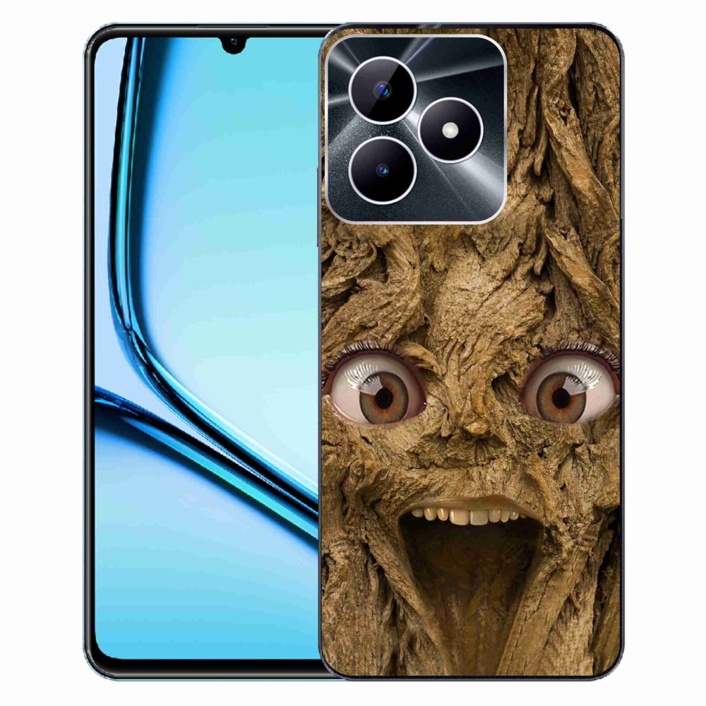 Gélový kryt mmCase na Realme Note 50 - veselý strom s očami