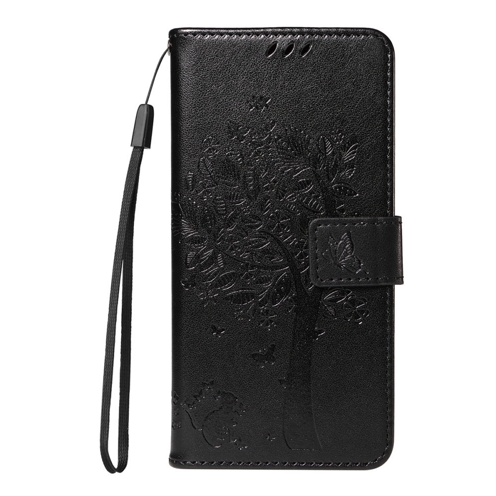 Trees knižkové púzdro na Xiaomi Redmi 15C 4G/5G (173mm) - čierne