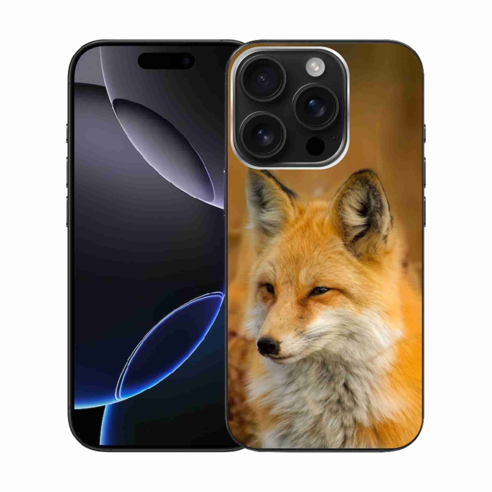 Gélový kryt mmCase na iPhone 16 Pro - líška