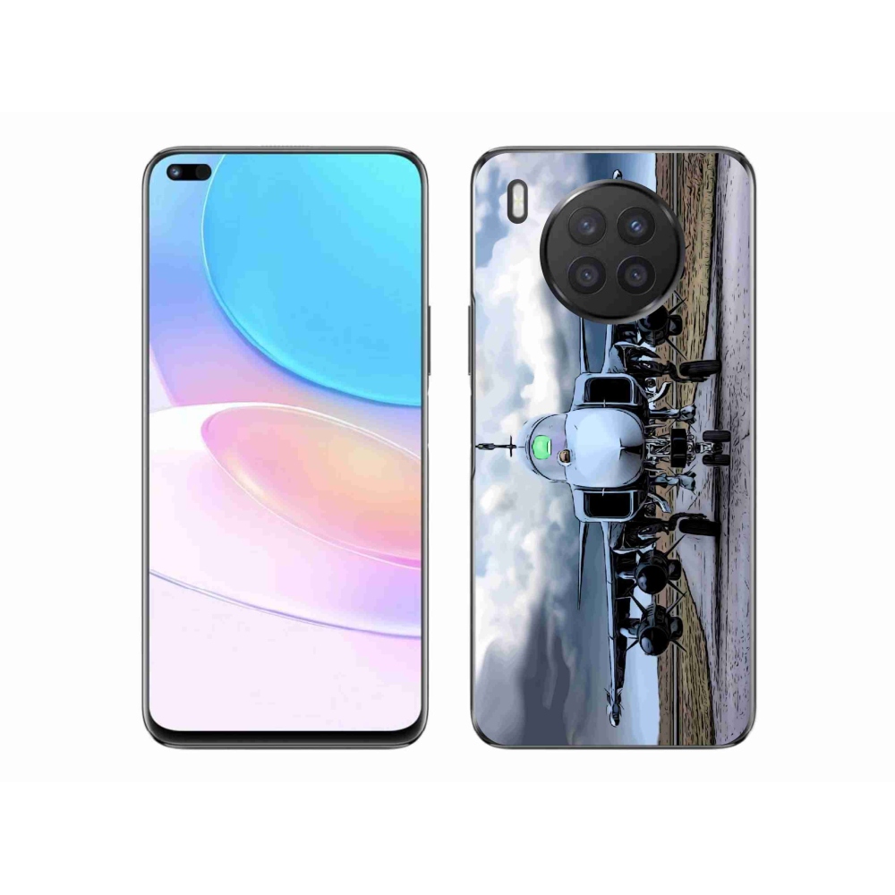 Gélový kryt mmCase na Huawei Nova 8i - vojenské lietadlo