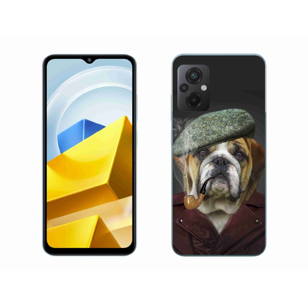 Gélový kryt mmCase na Xiaomi Poco M5 4G - pes s fajkou