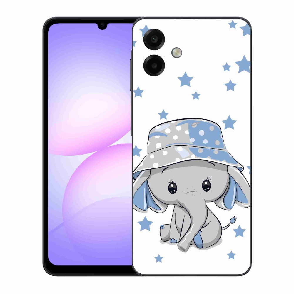 Gélový kryt mmCase na Samsung Galaxy A07 4G - modrý slon