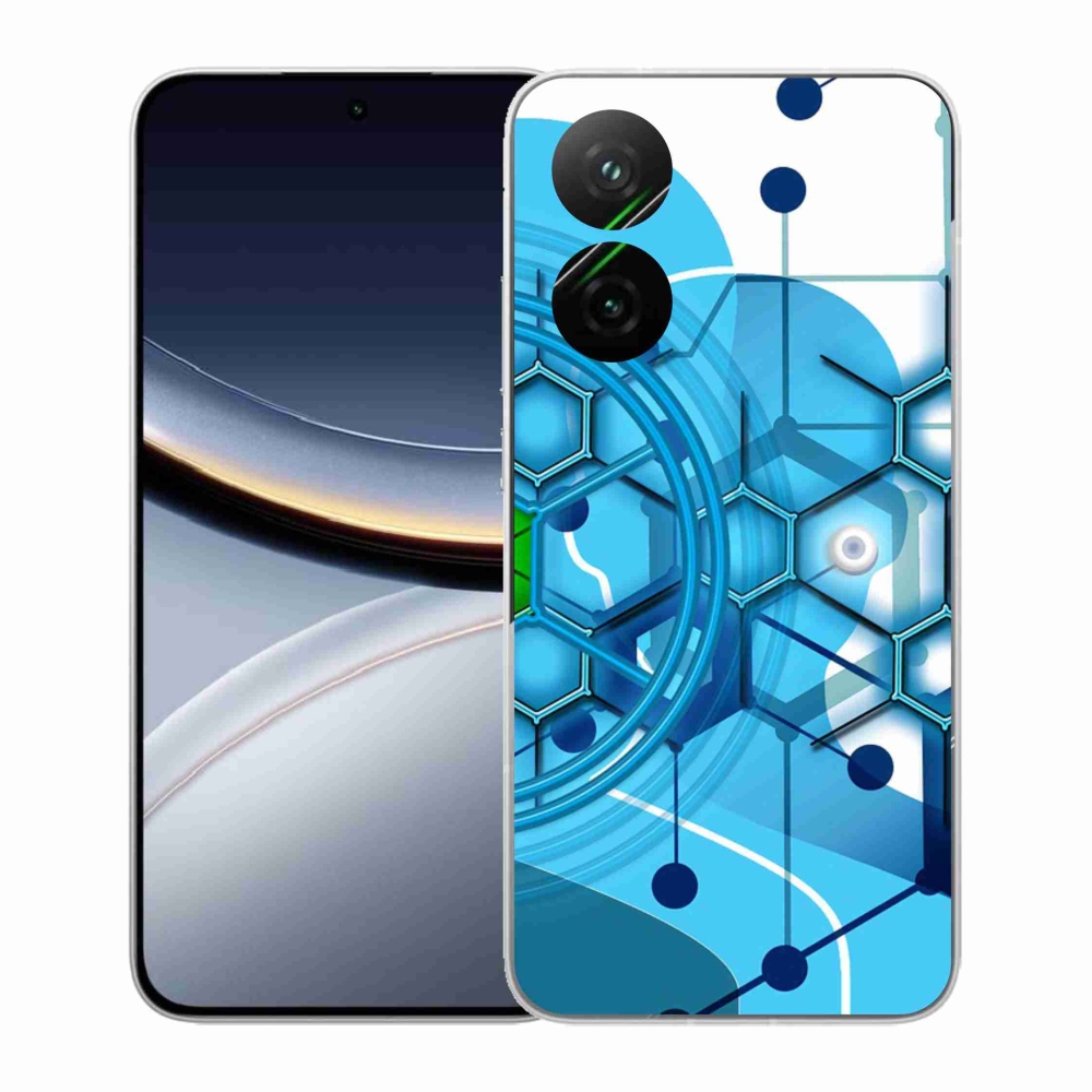 Gélový kryt mmCase na Xiaomi Poco F7 5G - abstraktný vzor 2