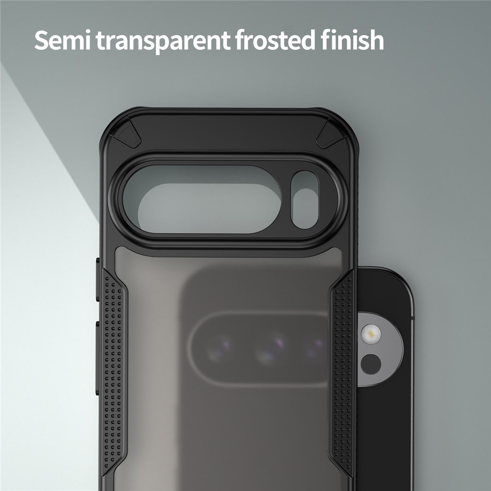 Frosted odolný kryt na Google Pixel 10 Pro/Pixel 10 - čierny