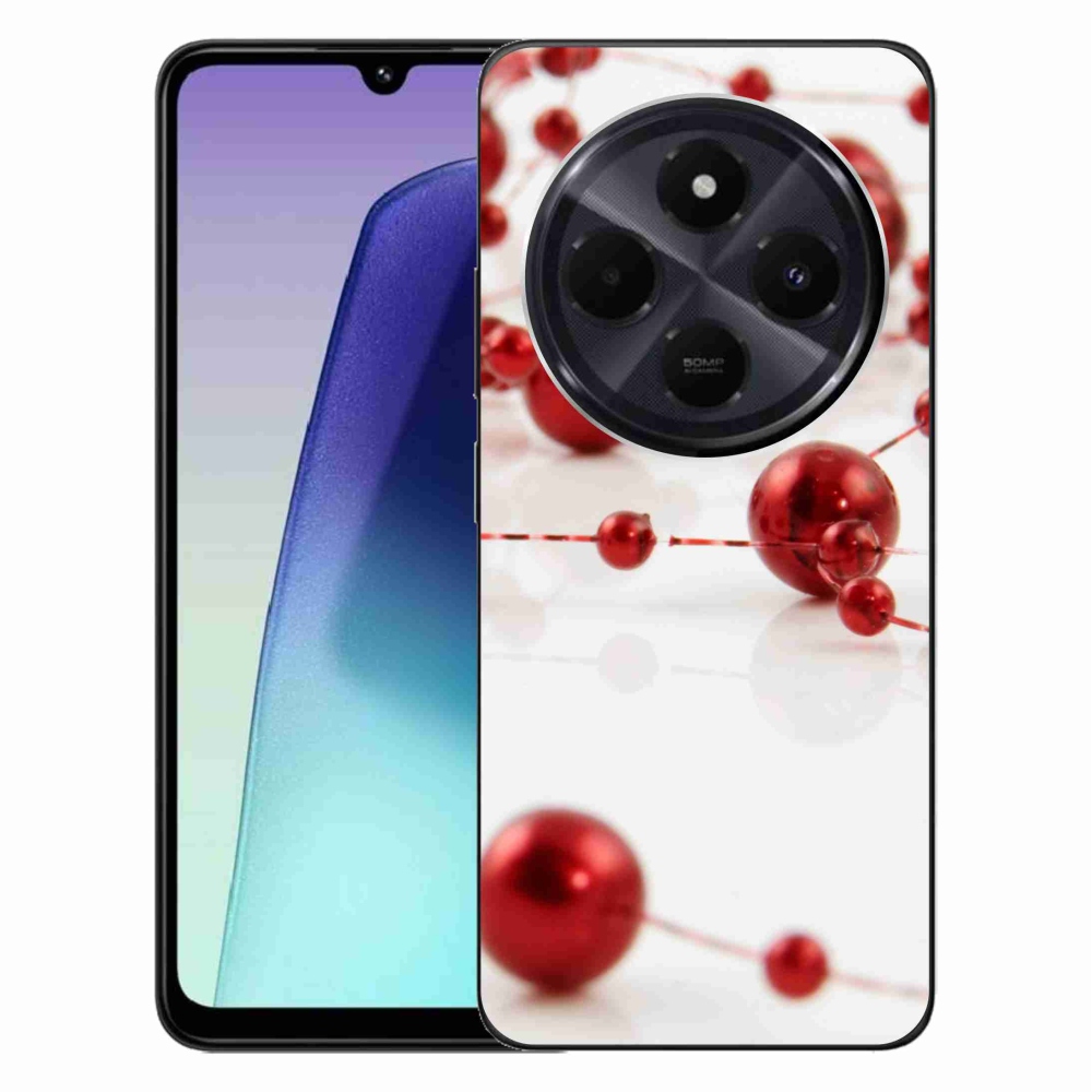 Gélový kryt mmCase na Xiaomi Redmi 14C/Poco C75 - vianočná reťaz