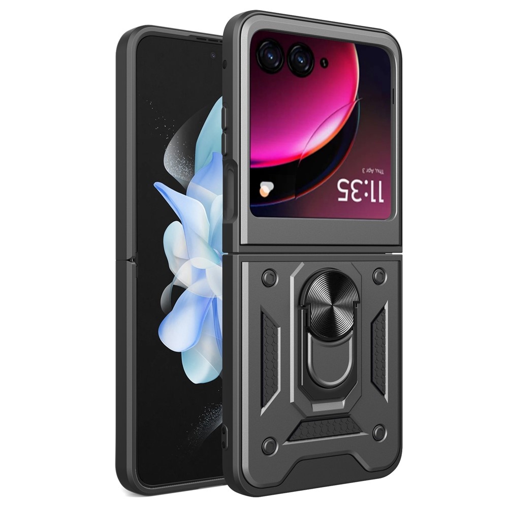 Slide odolný kryt na Motorola Razr 40 Ultra 5G - čierny