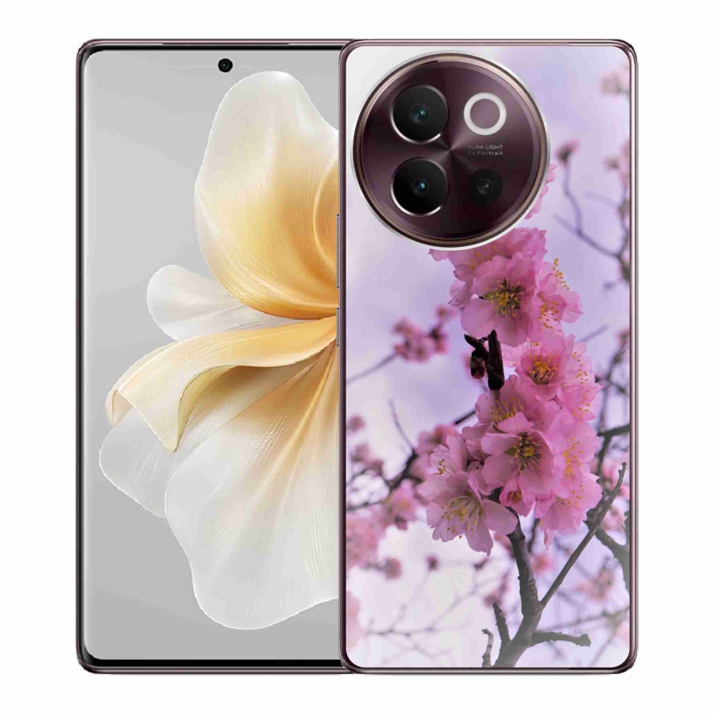 Gélový kryt mmCase na Vivo V40 Lite 5G - kvety 7
