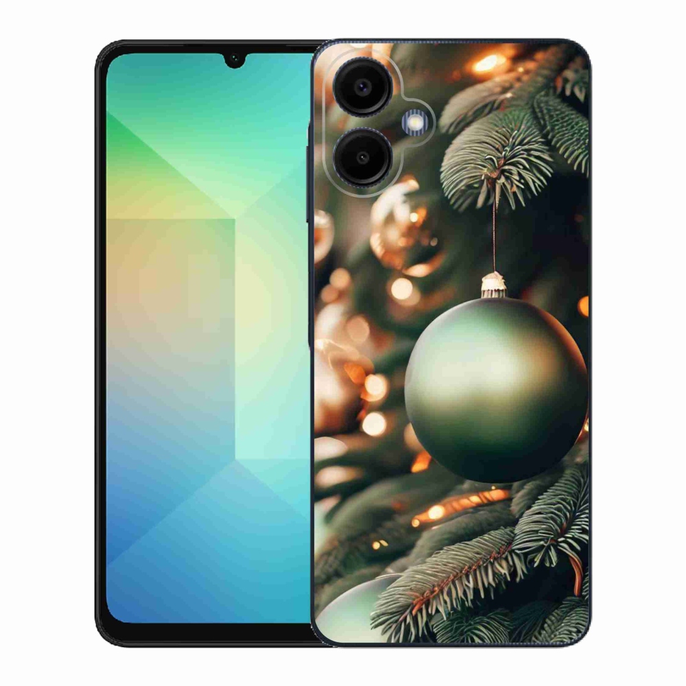 Gélový kryt mmCase na Samsung Galaxy A06 4G - vianočné ozdoby 1