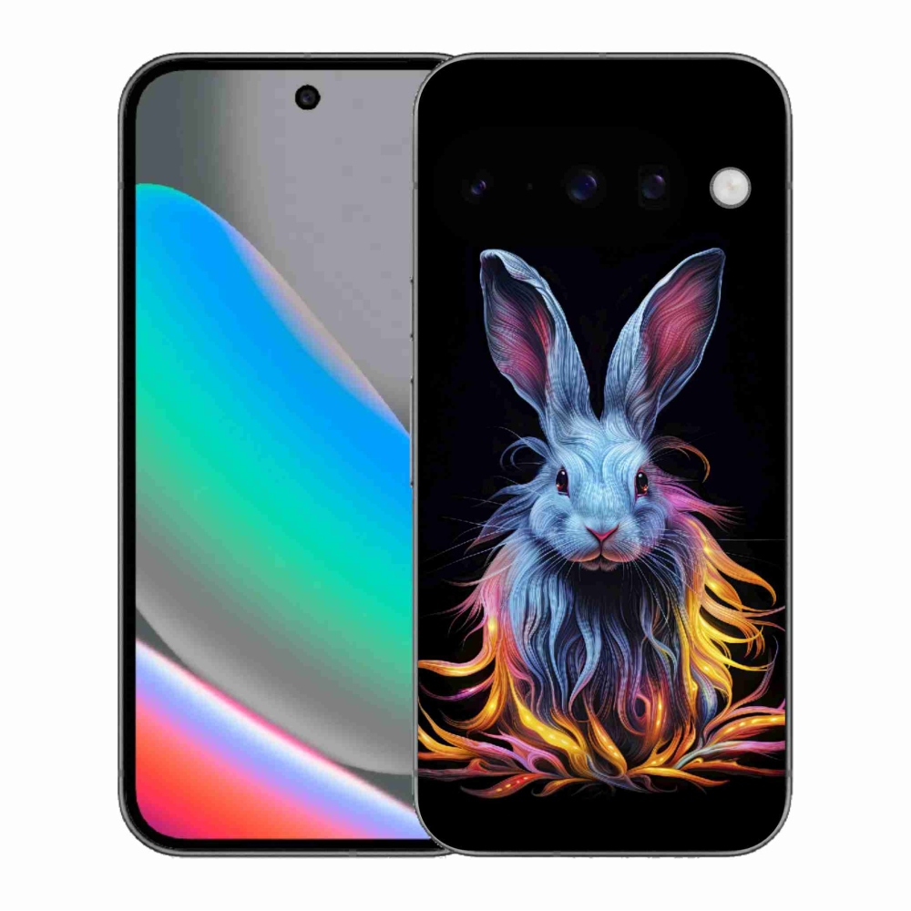 Gélový kryt mmCase na Google Pixel 10 - abstraktný zajac