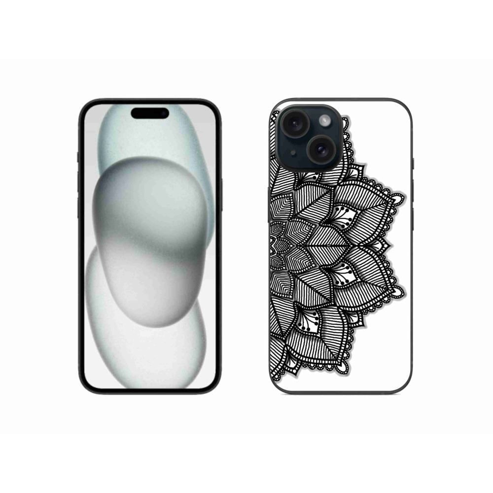 Gélový kryt mmCase na iPhone 15 - mandala