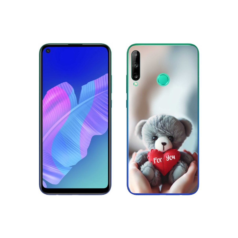 Gélový kryt mmCase na Huawei P40 Lite E - medvedík pre zamilovaných