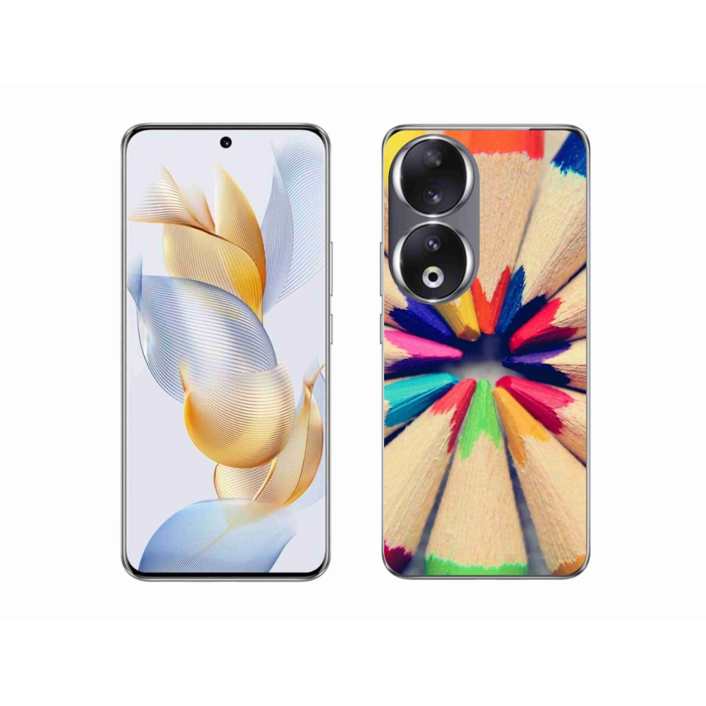 Gélový kryt mmCase na Honor 90 - pastelky