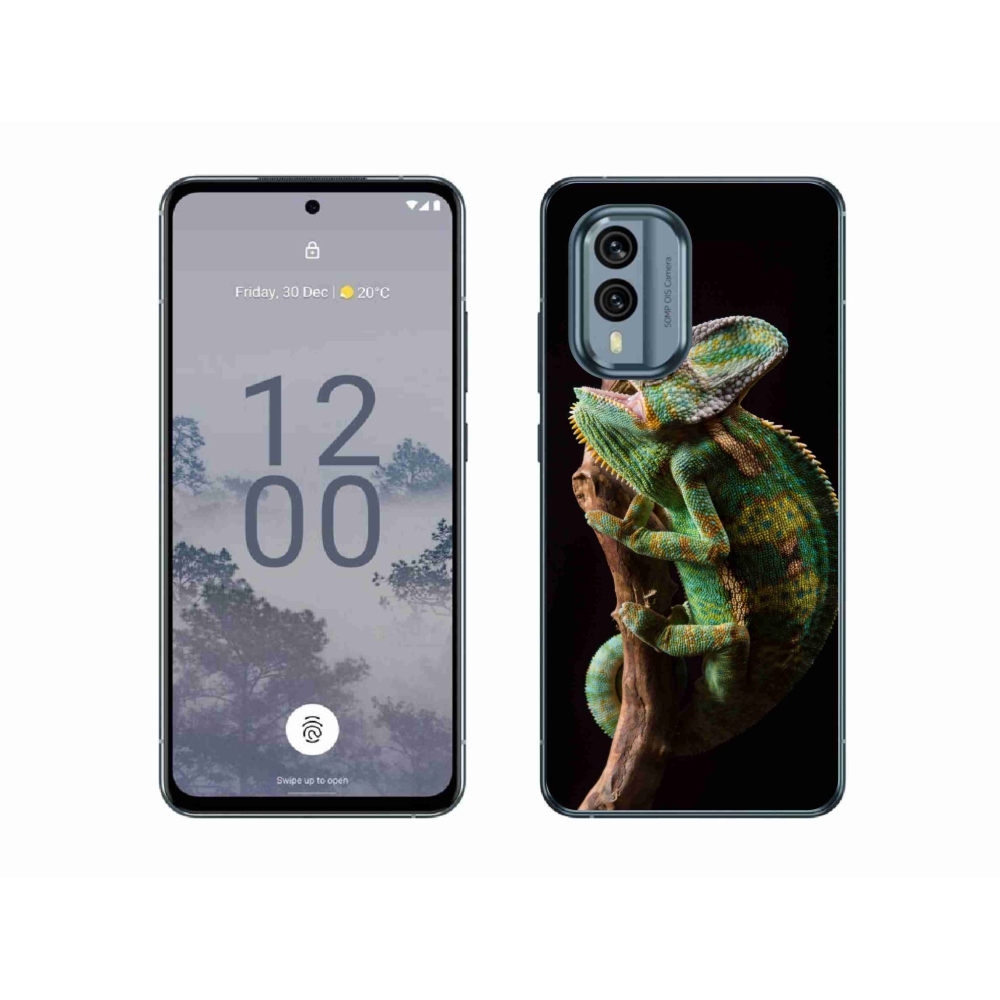 Gélový kryt mmCase na Nokia X30 5G - chameleón