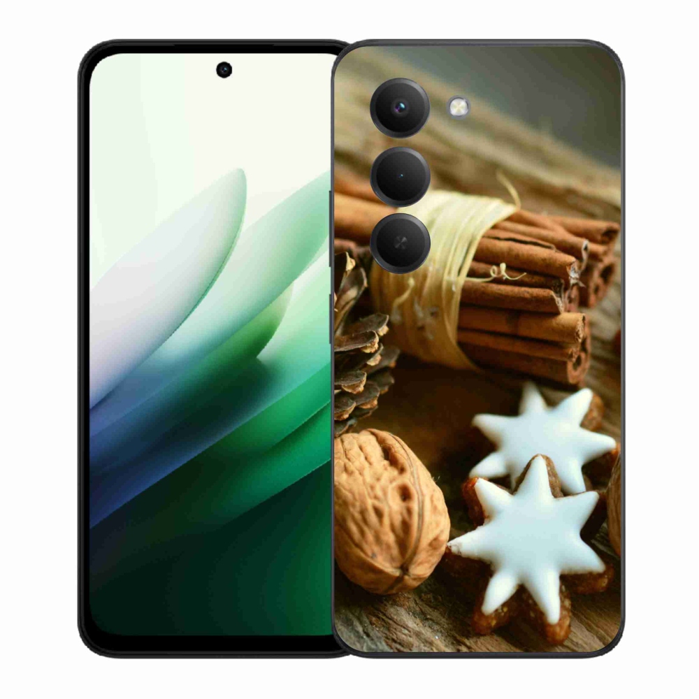 Gélový kryt mmCase na Xiaomi Redmi 15 5G - škorica a perníčky