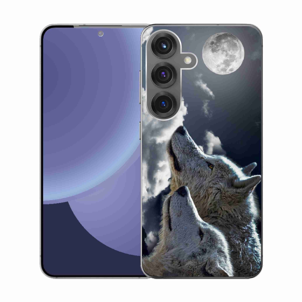 Gélový kryt mmCase na Samsung Galaxy S25 - vlci