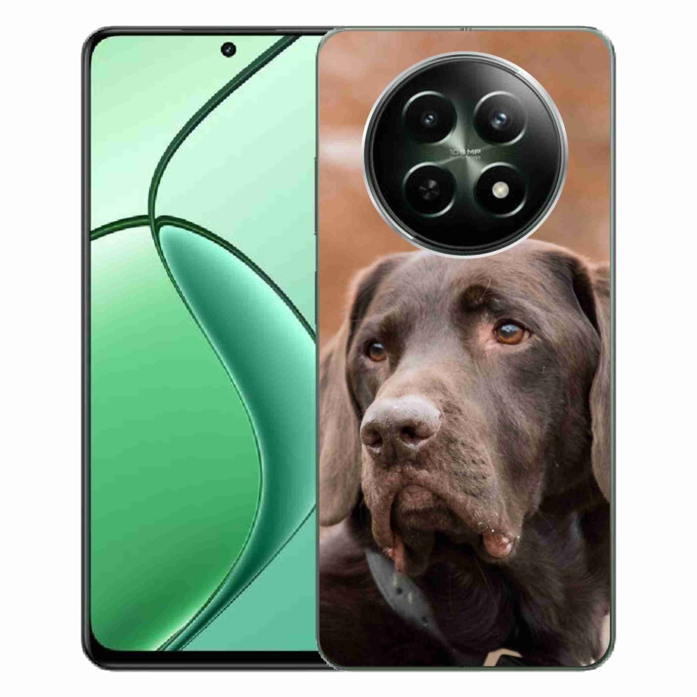 Gélový obal mmCase na Realme 12 5G/12x 5G - hnedý labrador