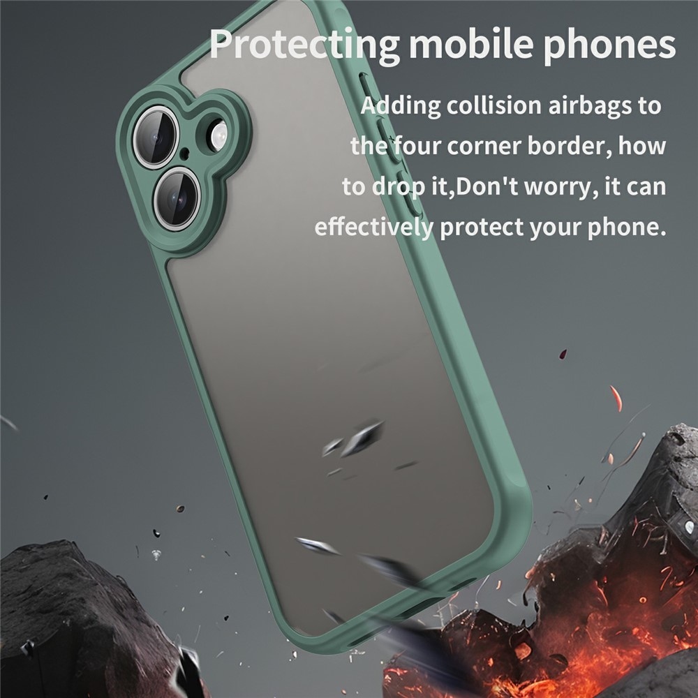 Proof gélový obal s pevným chrbtom na iPhone 17 - zelený