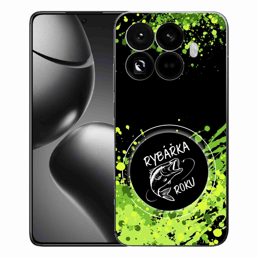 Gélový kryt mmCase na Xiaomi 15T Pro - rybárka roku čierne pozadie
