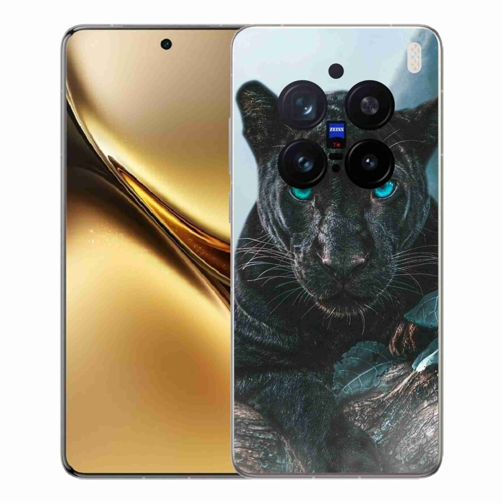 Gélový kryt mmCase na Vivo X200 Pro 5G - čierny panter