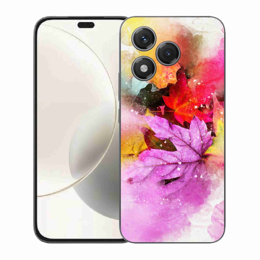 Gélový kryt mmCase na Honor 400 Lite - farebné listy