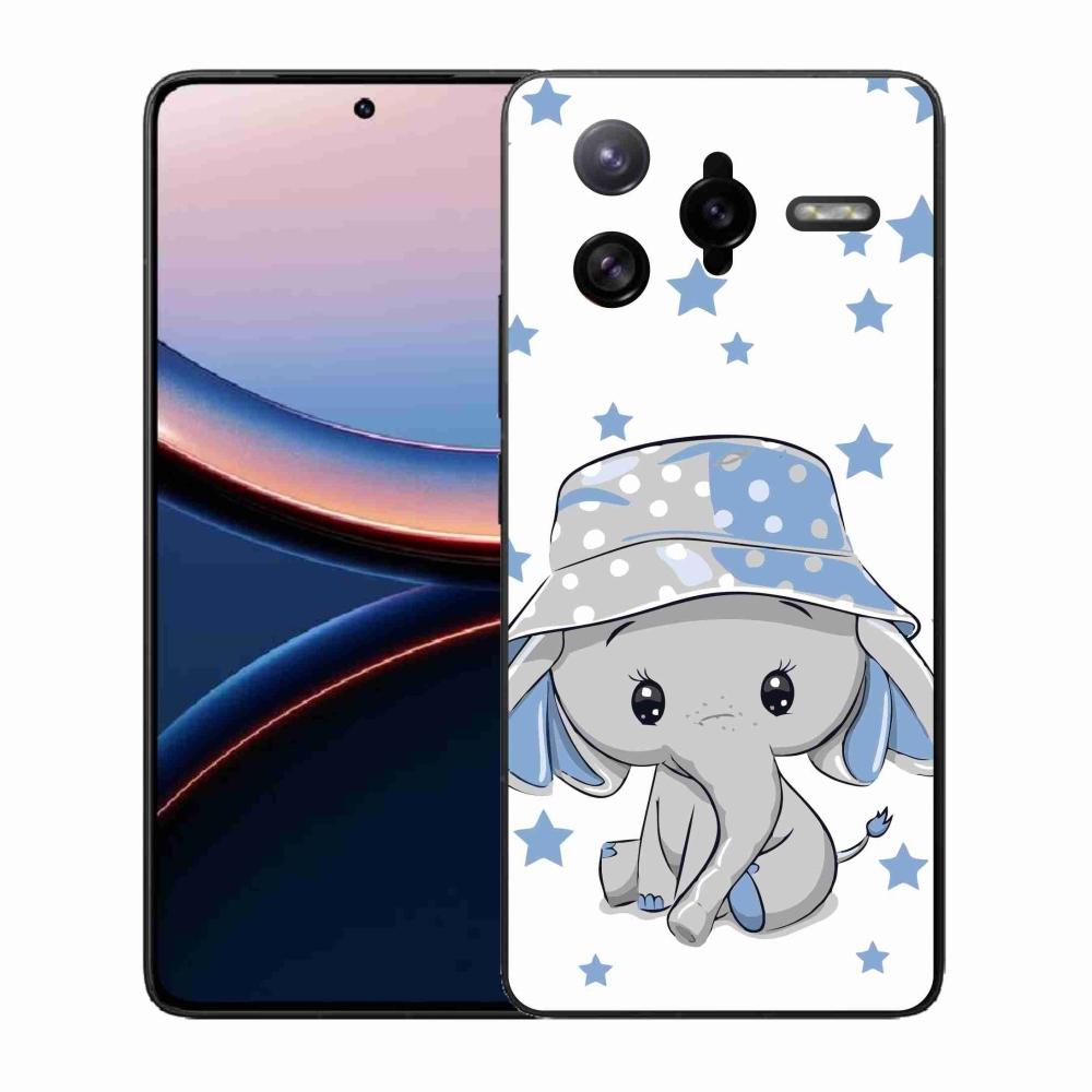 Gélový kryt mmCase na Xiaomi Poco F7 Ultra - modrý slon