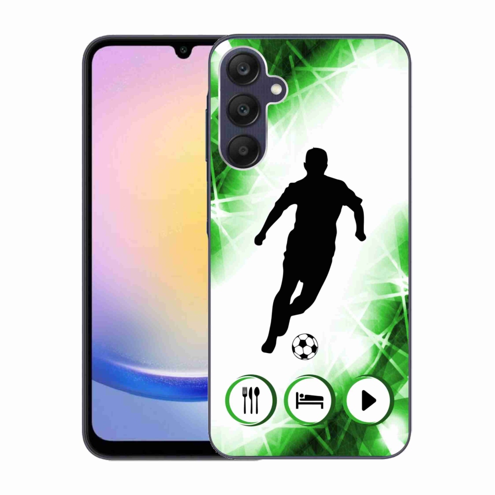 Gélový kryt mmCase na Samsung Galaxy A25 5G - futbalista