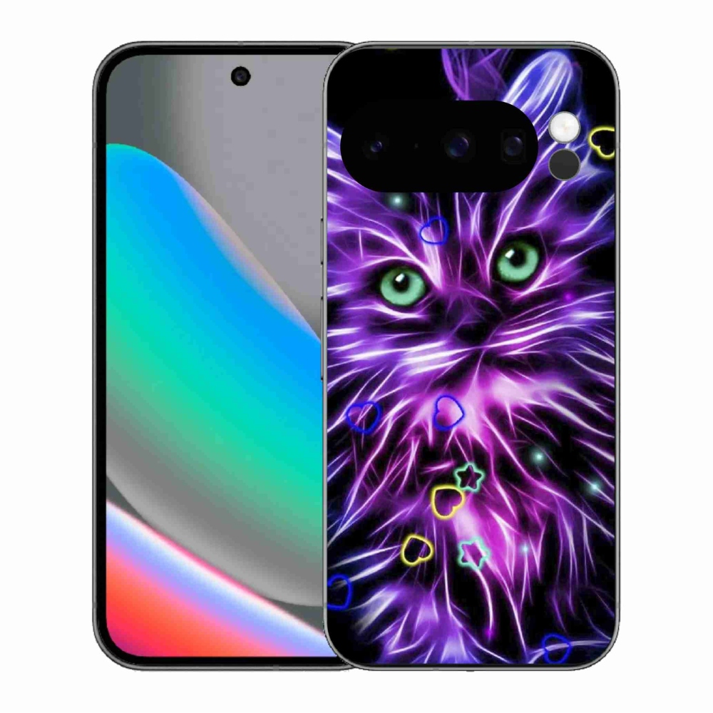 Gélový kryt mmCase na Google Pixel 10 Pro - abstraktná mačka