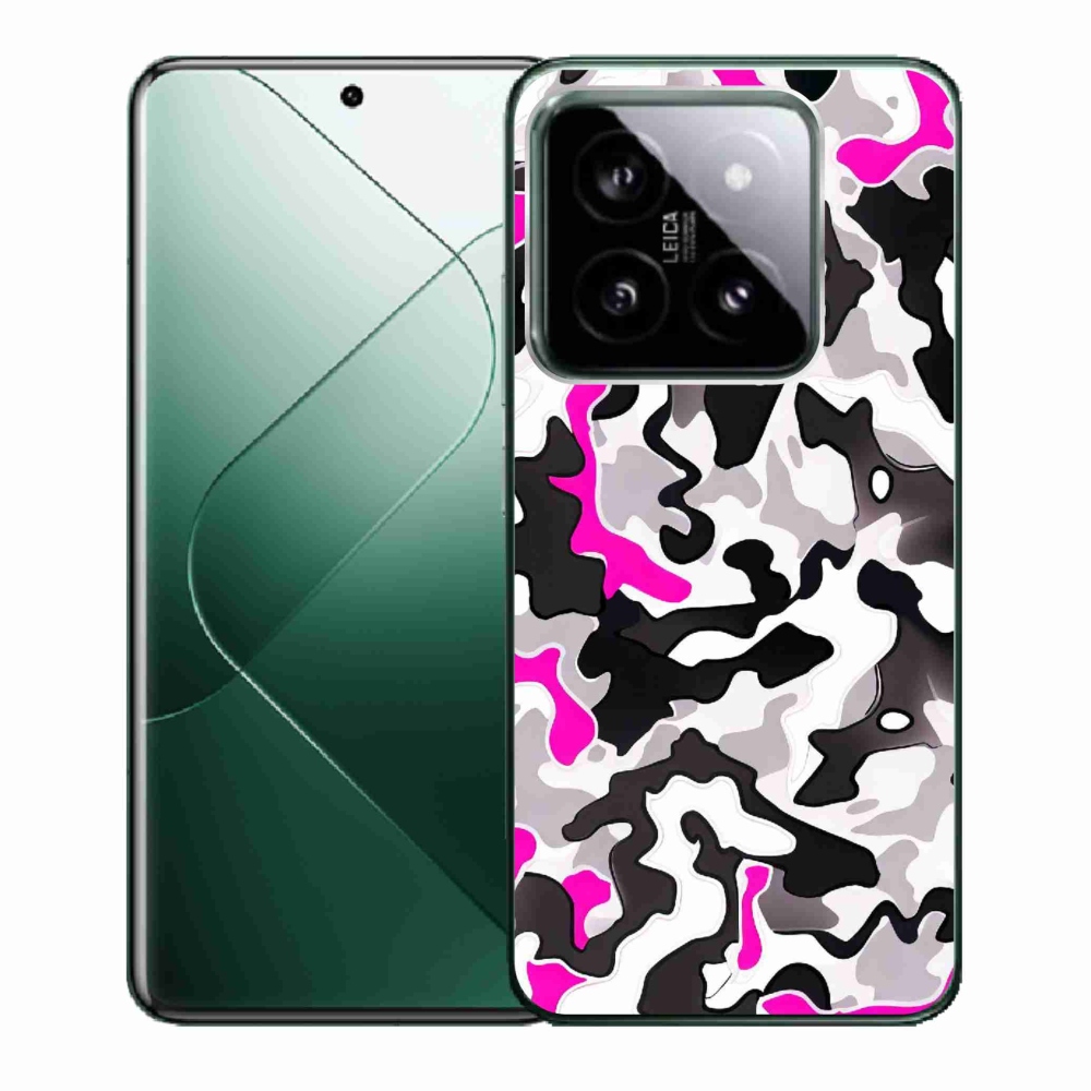 Gélový kryt mmCase na Xiaomi 14 - maskáčový vzor 5